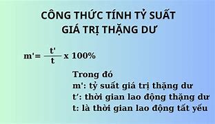 Giá Trị Thặng Dư Trong Kinh Tế Chính Trị