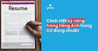 Kỹ Năng Trong Cv Tiếng Anh Là Gì